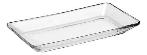 Plato De Vidrio Rectangular Tempo Libbey 24cm