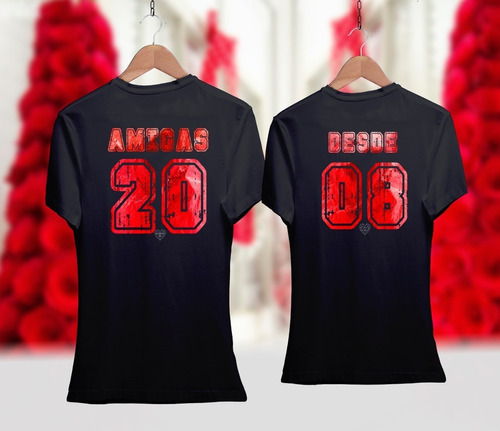 Tshirts/playeras Marca Eiyei Dúo  Amigas Desde 