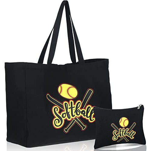 2 Bolsas De Sóftbol De Béisbol, Bolsa De Maquillaje De Sóftb