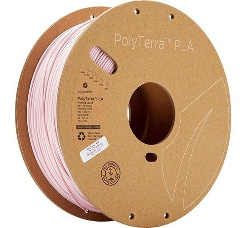 Filamento Polyterra Pla Rosado Pastel (1.75mm, 1kg)