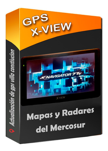 Actualización Gps X-view Navigator 7 Pulgadas Tv Igo Primo