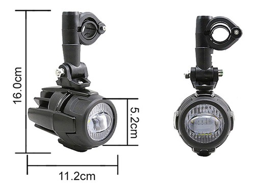 Imagen 2 de 6 de 2pcs Faro De Motocicleta Led Protectores De Luz Antiniebla