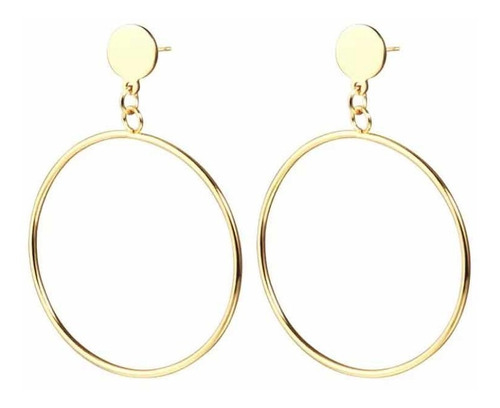 Aretes De Oro Laminado 18k Regalo Accesorios Amor Novia Moda