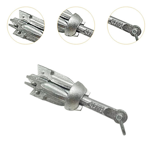 Ancla De Garfio Plegable, Anclaje Para Kayak, 0,7 Kilos