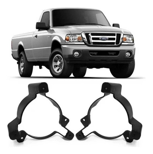 Par De Soporte Faros Auxiliares Ford Ranger 2004 A 2009 