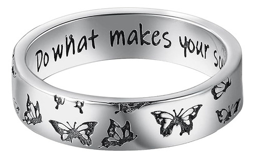 Anillo Plata 925 Con Do What Makes Your Soul Shine Anillos P