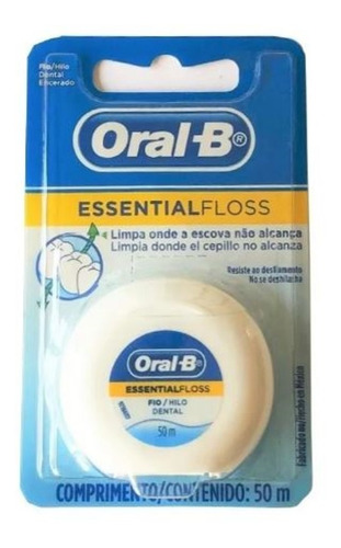 Hilo Dental Essential Floss C/cera 50 Mts Oral-b