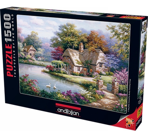 Puzzle 1500 Piezas The Swan Cottage - Anatolian 