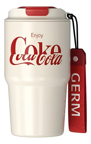 Vaso Mug Coca Cola X Germ 590ml Rojo Beige