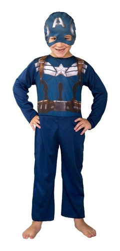 Disfraz Capitan America Super Heroe Original New Toys Eco