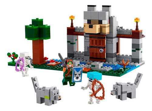 Lego Minecraft La Fortaleza-lobo