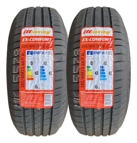 Kit De 2 Llantas 185/60r15 Mileking 88h Ex-comfort