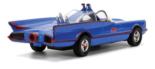 Batman Batimovil 1966 Clasico Adam West Jada 1:32 Azul Azul