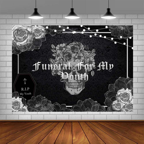 Sendy Fondo Funeral De 8 X 6 Pies Para Mi Juventud Rip To My