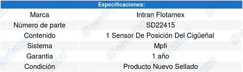 Sensor Cigueñal Ckp Golf A5 Sport Wagen 10-14 Intran