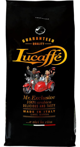 Lucaffe Mr. Exclusiv Granos De Cafe Expreso Italiano 100% Ar