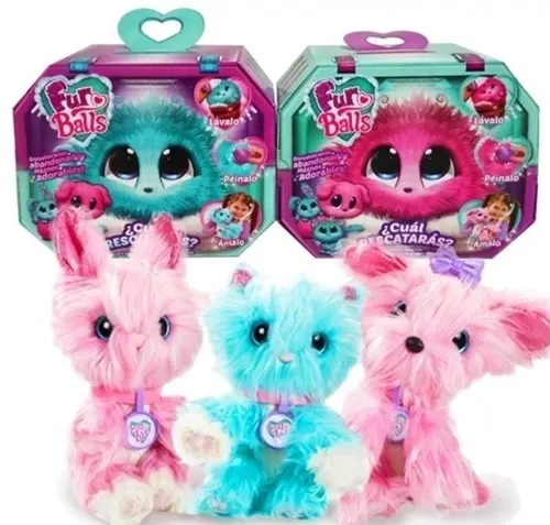 Peluche Fur Balls Rescata A Tu Mascota Jugueteria Bloque