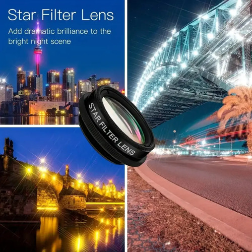 Set Premium Lentes Para Cámara De Celular Efectos Foto Lente Celular Variada - Son Efectos