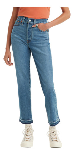 Jeans Mujer Wedgie Straight Azul Levis 34964-0193