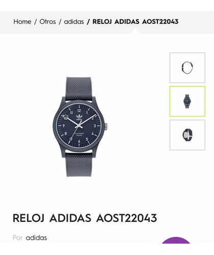 Reloj Solar adidas Original Unisex