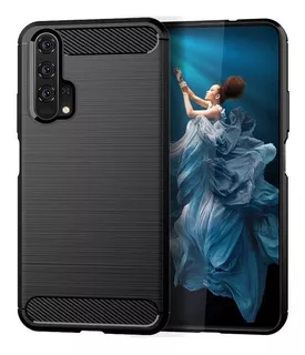 Funda Tpu Fibra Carbono Huawei Honor 20 Pro + Templado 5d