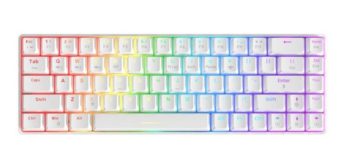 Imagen 3 de 6 de Teclado Mecánico Hotswap Rgb Inalambrico Red - Ajazz K685t