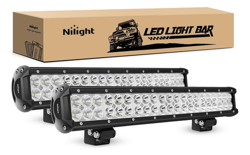 Barra De Luz Nilight 20 Pulgadas, 126 W Luces Led Combo De F