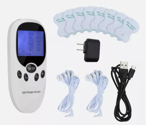 Electroestimulador Muscular Profesional Masajeador Muscular Digital  Electrico Masajeador Estimulador Muscular Tens EMS y Motorizado Masajeador  Tens y Estimulador de Pulso ANGGREK Descripción de la referencia