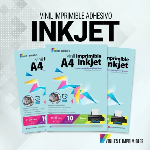 Vinilo Adhesivo Imprimible Inkjet y Láser Vintex