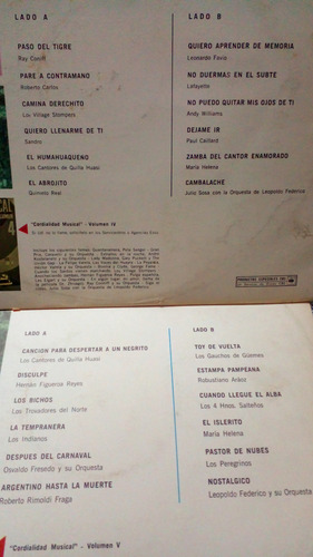 Lote Cordialidad Musical 8 Vinilos Excelentes Sandro Sinatra Estándar