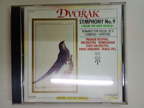 Dvorak - Symphony N°9 From The New World - Cd Estándar (Usado)