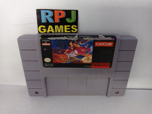 Aladdin Original P/ Super Nintendo Snes - Loja Física No Rj