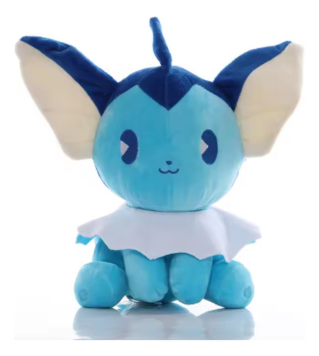 Peluche Suave De Eevee Y Sus Evoluciones Versión Chibi Vaporeon 20cm