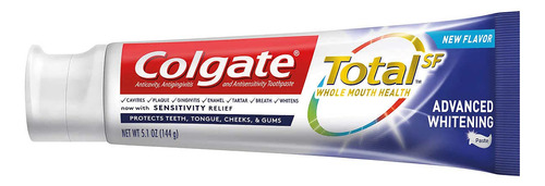 Pasta De Dientes Colgate Total Sf Advanced Whitening 180 Ml