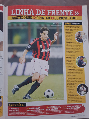 Revista Four Four Two No 4 Brasil Fev/2009