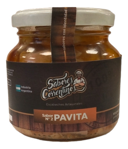 Escabeche De Pavita 360 Gr Artesanales Sabores Correntinos