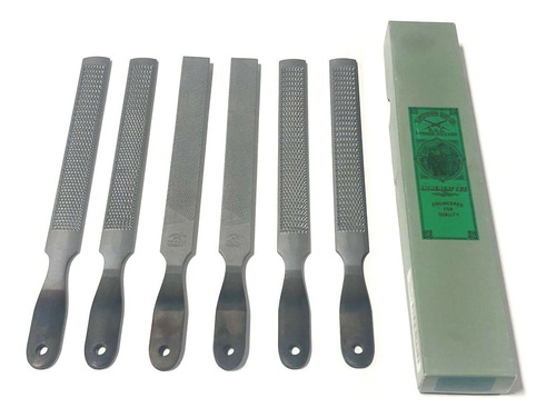 Nicholson Woodcraft 8  Rasp File Flat Cut Half Rasp Half Zts