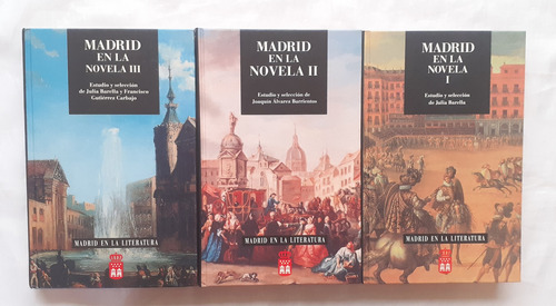 Madrid En La Novela 3 Tomos Libros Originales Oferta 