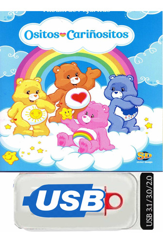 Los Ositos Cariñositos 1980 Serie Latino Usb