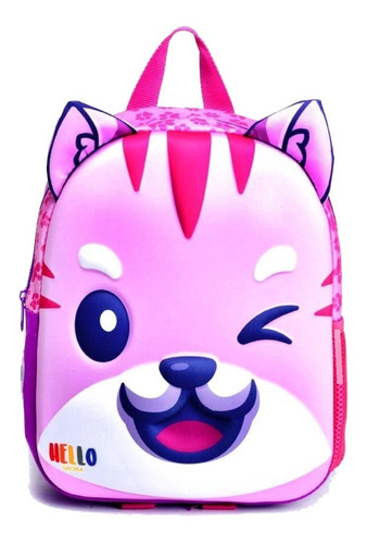 Mochila Gato Jardin Termoformada  Escolar 28865 Maple Envio