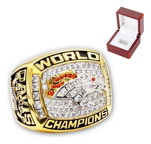 Nfl - Anillo De Campeonato De Los Broncos Denver 1997