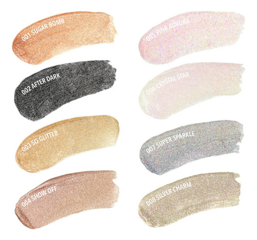 Moira Delineador Líquido Ojos Glitter Liner Larga Duración Color Alter Ego 012 Alter Ego 012 Glitter