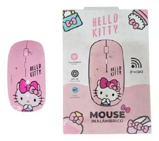 Mouse Inalámbrico Hello Kitty Con Padmouse Gratis