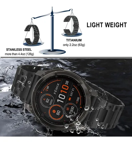 Correa De Reloj Trumirr Para Garmin Fenix 8 51 Mm/7x/6x Pro/