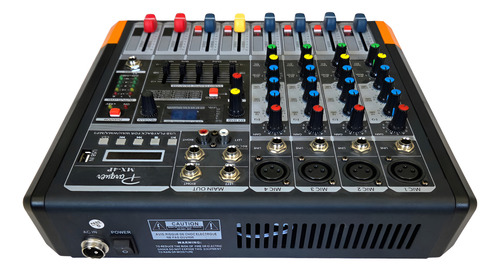 Parquer Mx-4p Consola De Sonido 4 Canales (Usado)