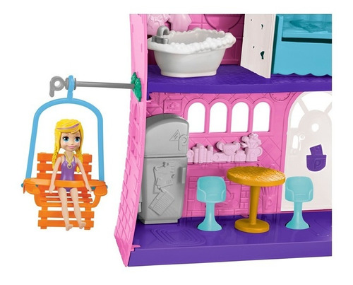 Imagen 6 de 6 de Polly Pocket Casa De Vacaciones Fch21. Bestoys