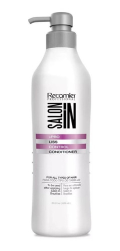 Recamier Shampoo O Acondicionador Liss Control 1 Litro C/u