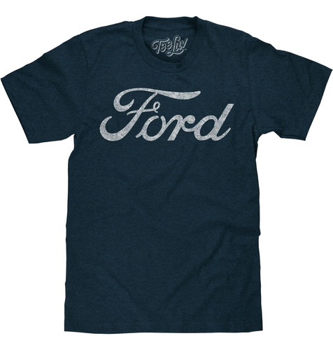 Camiseta Ford De Tela Suave Al Tacto, Talla Xxl, Color Azul 