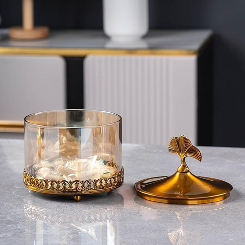 Tarro De Caramelos Con Tapa, Organizador De Almacenamiento