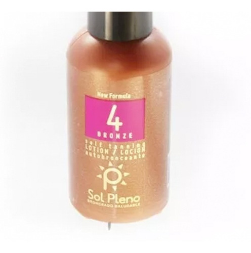 Imagen 2 de 11 de Sol Pleno Locion 4 Bronze Cuerpo Bronceado Verano 5 Unidades